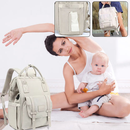 Sac à dos à langer multifonctions avec station de charge USB │BabyFusion™