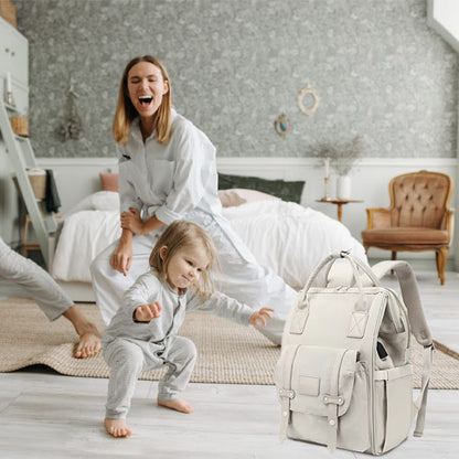 Sac à dos à langer multifonctions avec station de charge USB │BabyFusion™
