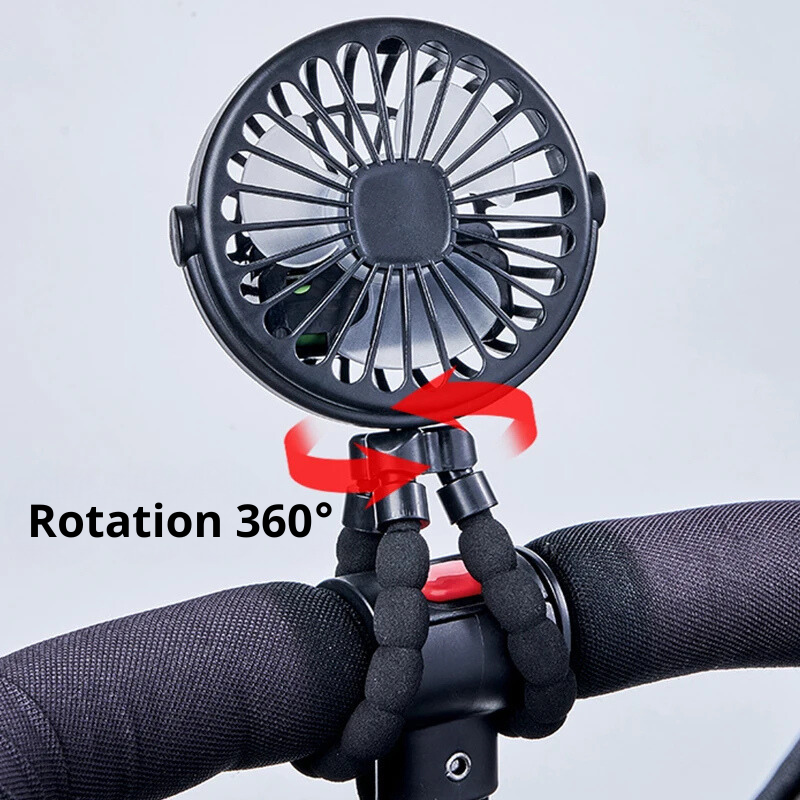 Mini ventilateur portable pour poussette │FlexiFan™